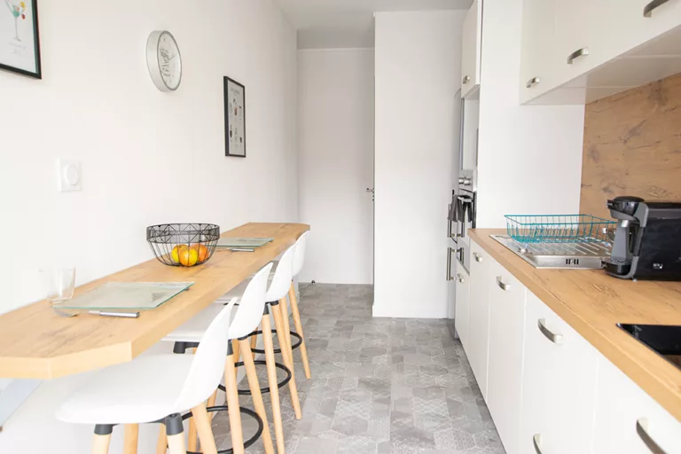 rénovation de la cuisine dans appartement ancien