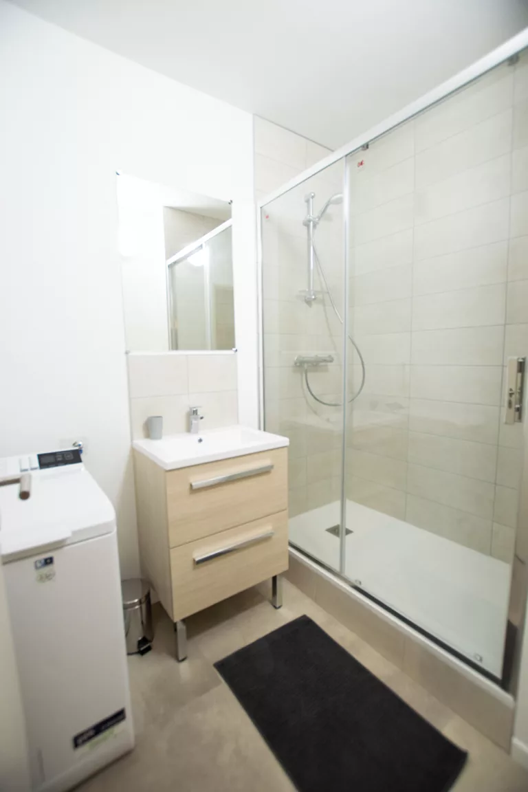 grande douche après rénovation